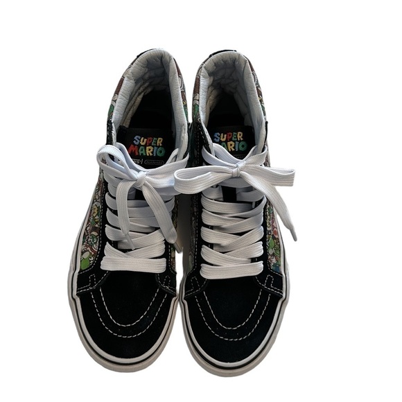 Nintendo 'Super Mario Bros Vans Sk8-Hi' Zip High Top Sneaker - size 6 - Picture 4 of 16